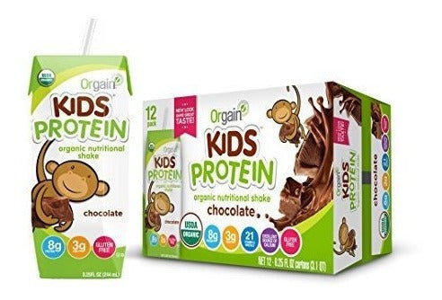 Batido Nutritivo Orgánico Orgain Kids Protein, Chocolate,