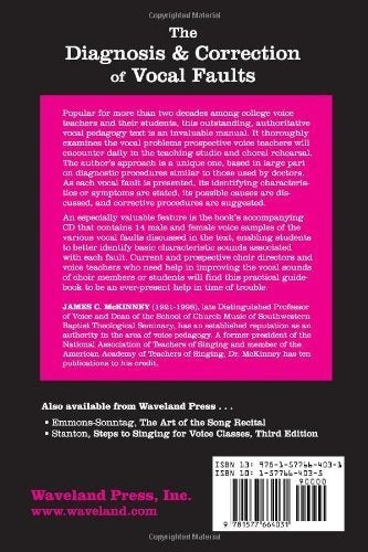 Diagnóstico y corrección de fallas vocales Un manual
