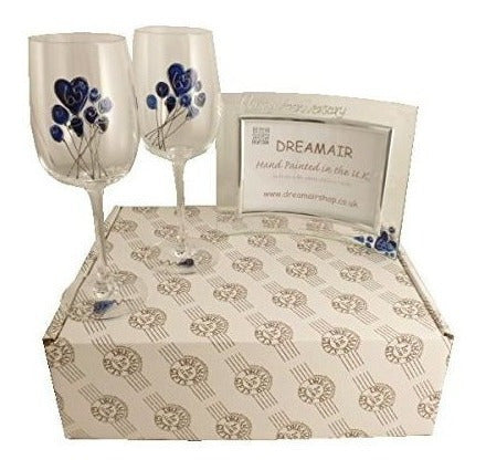 65.o Conjunto De Regalo De Aniversario De Bodas De Zafiro
