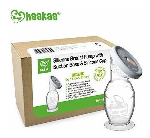 Extractor De Leche De Silicona Haakaa Gen 2 Con Base
