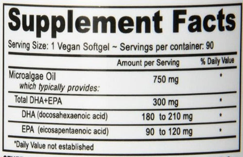 Suplemento Nutricional De Deva Nutrition Vegan Dha-epa