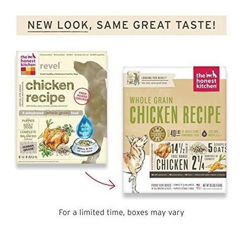 Comida Para Perros De Pollo De Grano Orgánico Deshidratado