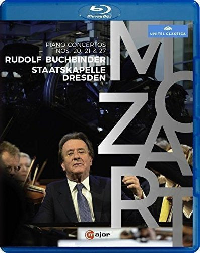 Mozart Piano Conciertos Nos 20 21 & 27 blu-ray