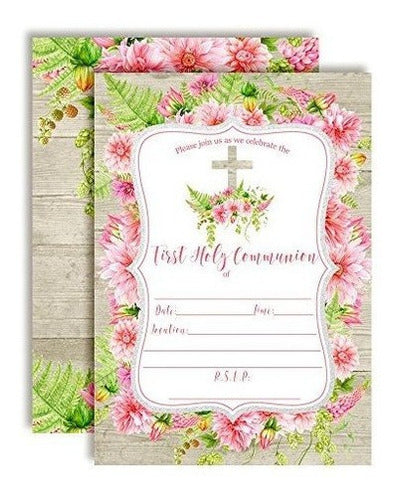 Invitaciones De La Primera Comunión