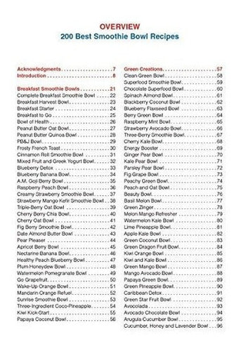 Tazón de 200 mejores recetas de batidos