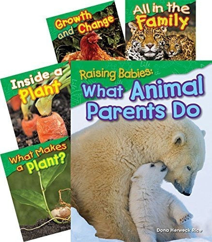 Ciencias De La Vida Grado 1: Conjunto De 5 Libros (lectores