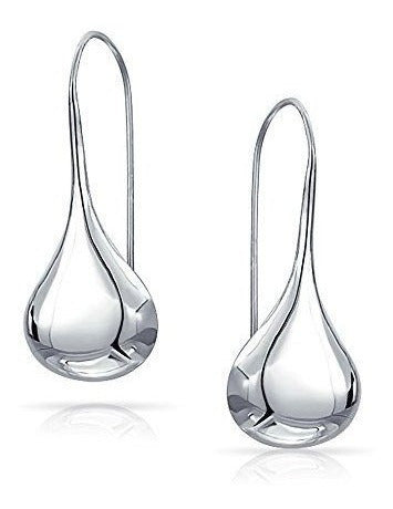 Pendientes De Gota De Lluvia En Forma De Pera