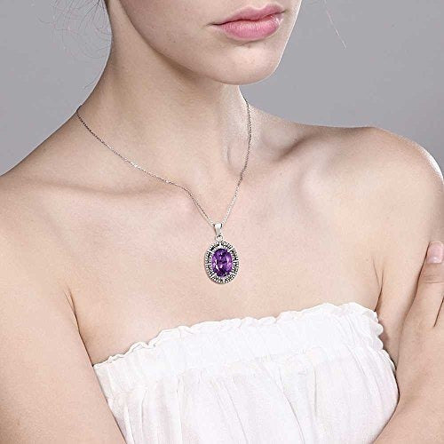 Collar colgante hecho en plata ley 925 para mujer