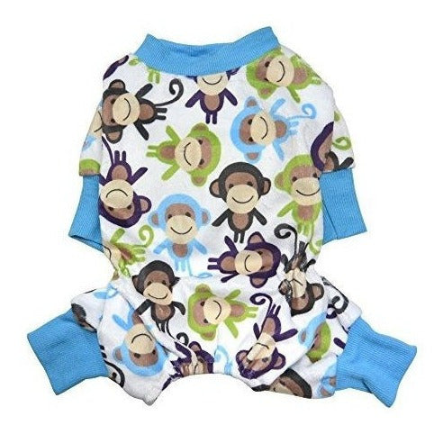 pijama De Felpa De Minky Monkey Para Perro