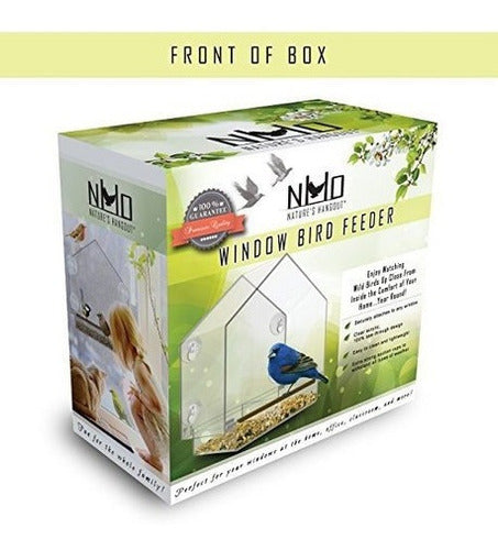 Comedero para pájaros en la ventana