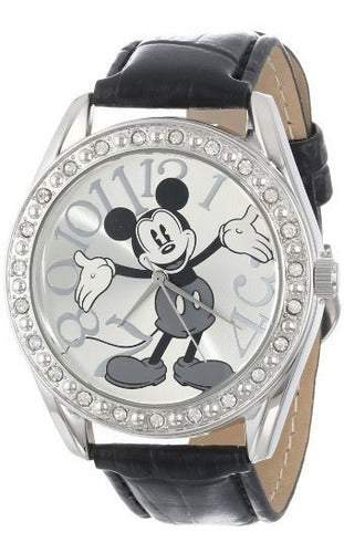 Reloj Unisex Mk1015 Mickey Mouse, Esfera Plateada