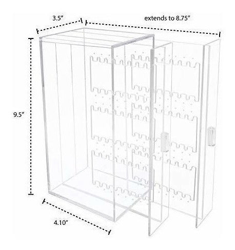 Soporte para pendientes de 2 cajones
