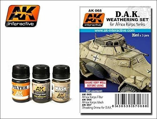 Ak Interactive Africa Korps Weathering Set