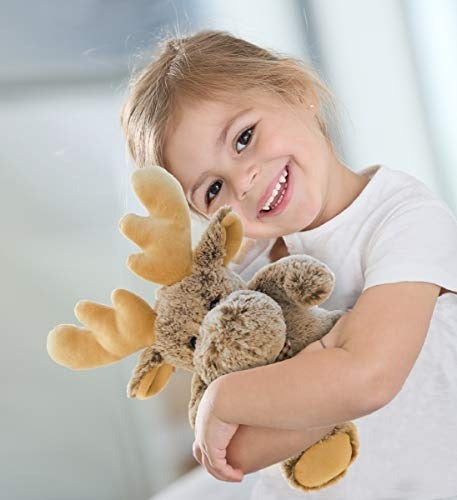 Peluche de alce sentado supersuave desconcertado, 11