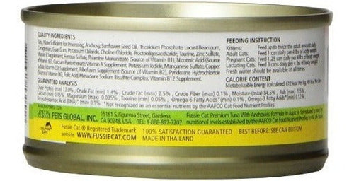 Fussie Cat Premium Atún Con Anchoas Comida Para Gatos - 24 -