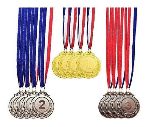 Medallas Del Premio De Bronce, Plata Y Oro
