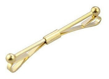 Samway 2ps Collar Pin Bar, Oro Y Plata