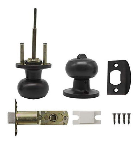 Paquete de 10 pomos de puerta sin llave de privacidad