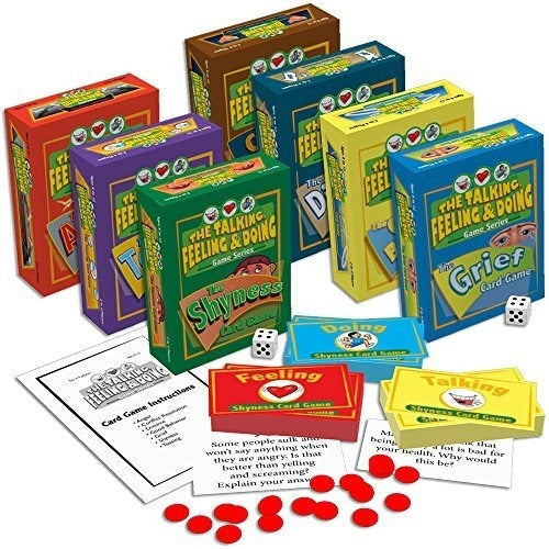 Conjunto De Juegos De Cartas Para Hablar, Sentir Y Hacer