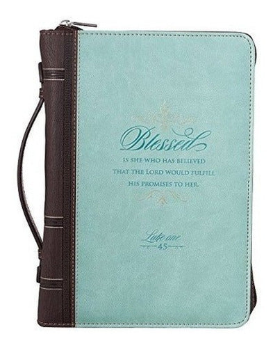 Cubierta De La Biblia, Bendita Sea Ella, Azul Claro Y