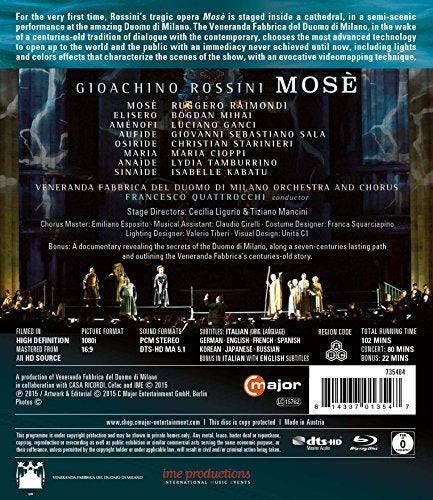 pelicula en blu ray de Rossini Mose
