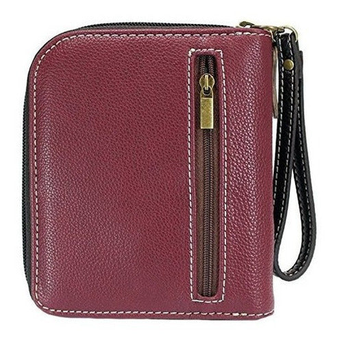 Cartera de mano con cremallera