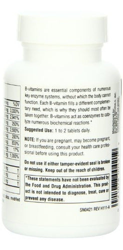Vitamina B-50 50mg 100 tabletas