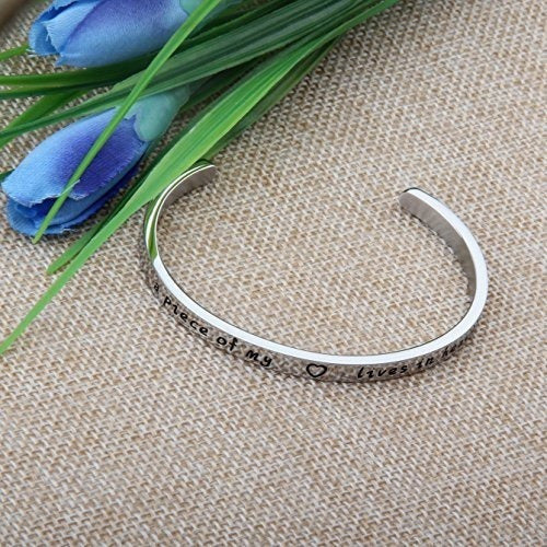 Kuiyai Brazalete De Un Pedazo De Mi Corazón Vive En El Cielo