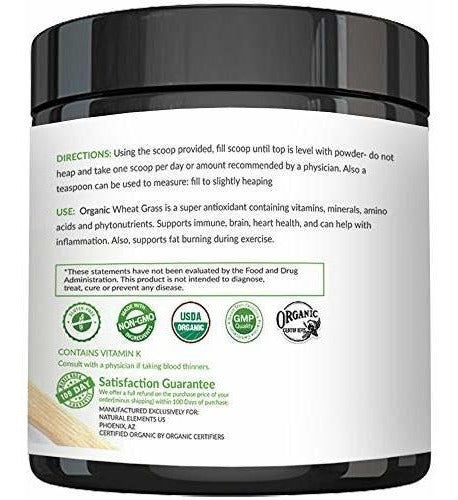 Polvo de pasto de trigo: Polvo De Pasto De Trigo Orgánico