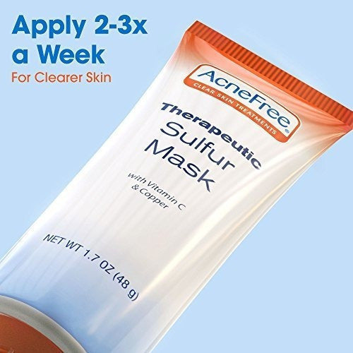 Mascarilla De Azufre Sin Acné 1.7 Oz Tratamiento Para El
