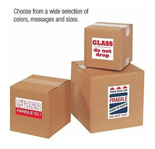 Etiqueta De Manejo Y Envío De Cinta Lógica