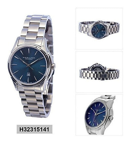 Reloj de mujer de acero inoxidable con esfera azul