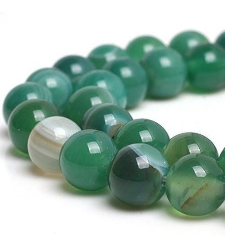 piedras preciosas redondas naturales con cuentas de ágata