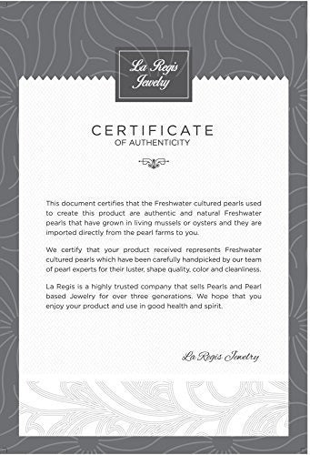 Collar De Perlas De Gran Brillo, Cultivadas En Agua Dulce,