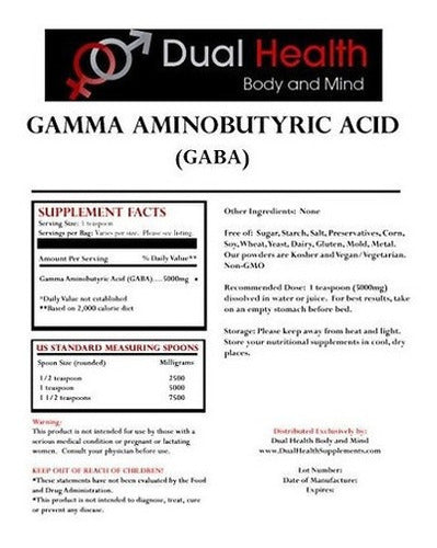 Suplementos A Granel En Polvo De Ácido Gamma Aminobutírico