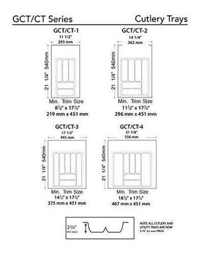 Rev-a-shelf - Ct-3w-52 - Inserto De Bandeja De Cubertería