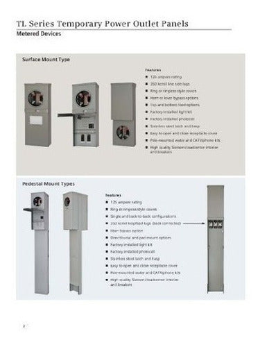 Panel De Toma De Corriente Temporal