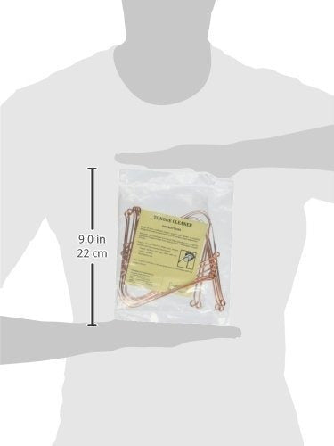 Limpiadores De Lengua De Cobre Healthandyoga (tm) -12 Pieza
