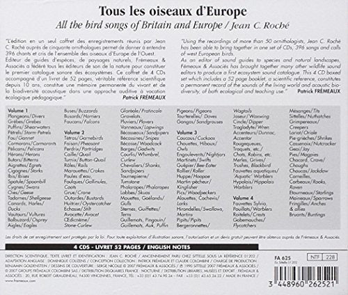 Todas las canciones de pájaros de Gran Bretaña y Europa