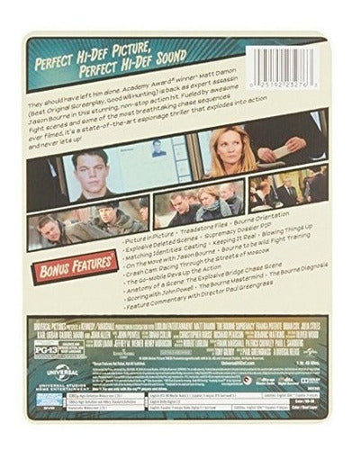 La supremacía de Bourne (steelbook) (blu-ray Dvd Digital