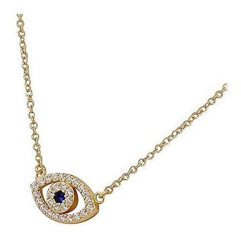 Collar Colgante Para Mujer De Plata Esterlina 925 Con Tono