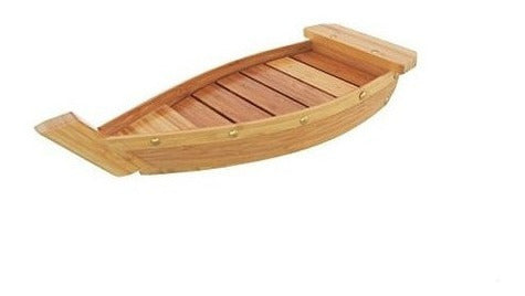 Bandeja Bote Grande De Bambú Para Servir Sushi