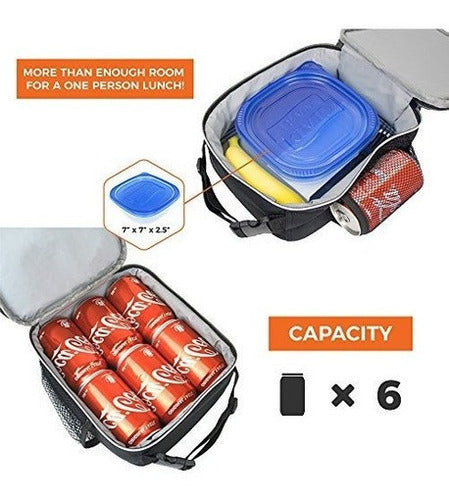 Mini Bolsa De Almuerzo Con Aislamiento Térmico Premium Opux