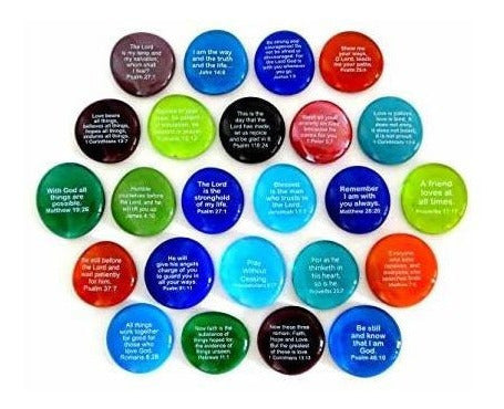 Piedras De Cristal Bíblicas, 24 De Tus Versos Bíblicos