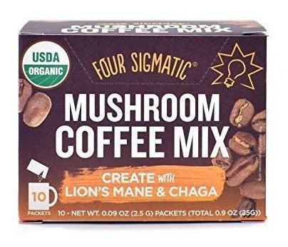 Cuatro Sigmatic Mushroom Coffee Lion's Mane y Chaga Paquete