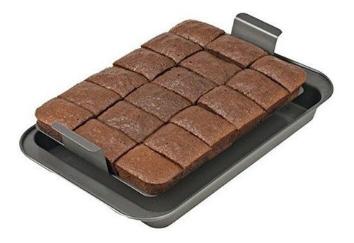 Sartén para brownie 9 x 13 pulgadas, gris oscuro