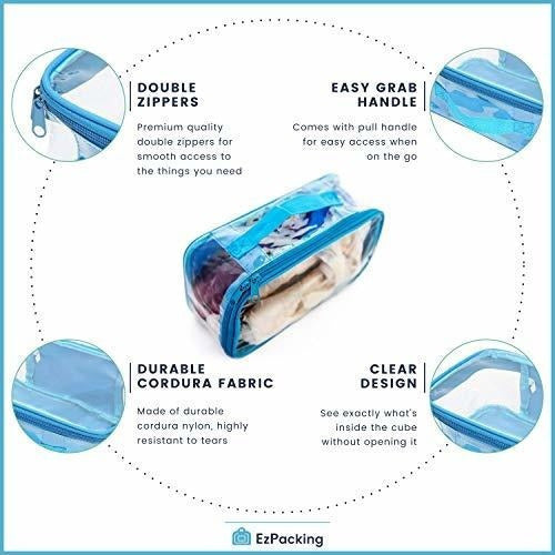 Bolsa De Maquillaje Transparente Para Artículos De Tocador