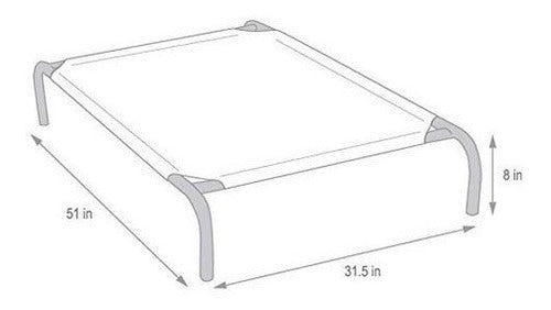 Cama Original Elevada Para Mascotas