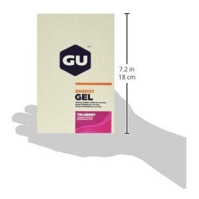 Gu Energy Original Energy Nutrition Energy Gel, Tri-berry,