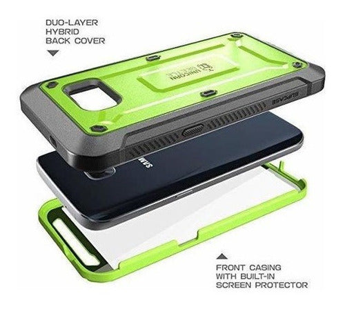 funda con protector de pantalla para Galaxy S7